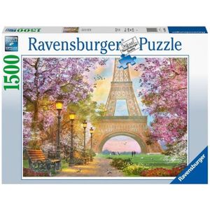 Verliefd In Parijs Puzzel (1500 Stukjes, Stadsleven)