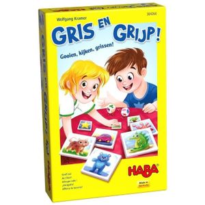 HABA Gris en grijp - Snel kaartjes grijpen spel voor kinderen vanaf 4 jaar