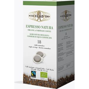 Miscela D'Oro Espresso Natura Bio 18 E.S.E. Pads