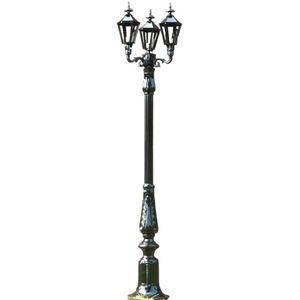 Lantaarnpaal Driekroon - 295 cm - Alu
