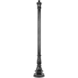 Lantaarnpaal - 160 cm - Zwart - Alu