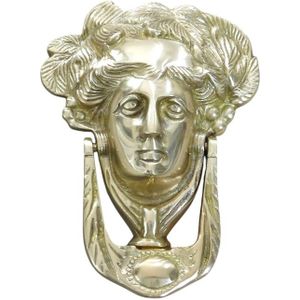 Deurklopper Medusa Gorgon-Messing, zeer mooi ontwerp