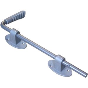 Staartgrendel - Antraciet - 40 cm - Staal - Grondgrendel