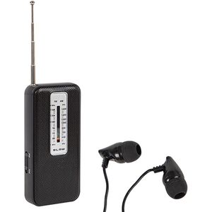 BLOW RA8 Draagbare Radio - FM/AM - Telescopische Antenne - Hoofdtelefoonaansluiting - Zwart