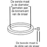 Vierkante Rubberen Riem/Snaar Voor Platenspeler/Pickup, Dvd-Speler, Cassette Recorder, Draaitafel - 84x1,2mm