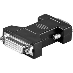 Goobay Analoge DVI/VGA Adapter - vernikkeld - DVI-I (v) Dual-Link (24+5 pin) > VGA (m)(15-pin)