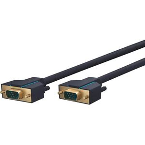 VGA Video kabel - VGA 15-pins naar VGA 15-pins - 5m - Blauw