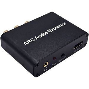 HDMI Audio Extractor - HDMI ARC naar Optisch(SPDIF) + Coaxiaal + RCA - HDMI Converter - Geschikt voor HDTV