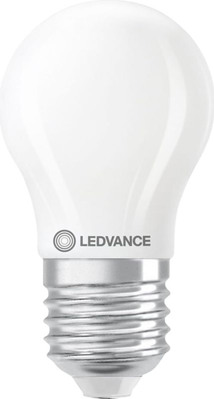 Ledvance - LED Lamp P45 Filament E27 - Mat Glas - 1.8W - 250lm - Dimbaar - Ø45mm