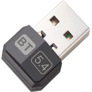 USB Bluetooth Adapter - BT 5.4 - Geschikt voor Windows 8.1/10/11 - Zwart