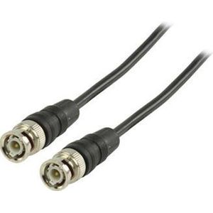 ValueLine BNC kabel - Verbindingskabel - BNC male - BNC male - 5.0 m - Zwart