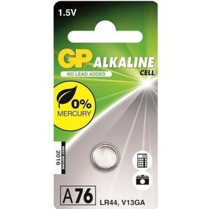GP Batteries A76 1.5V Alkaline LR44 BL.A1