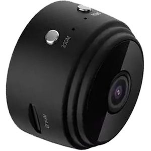 Mini Wi-Fi beveiligingscamera - 2MP - 1080P Full HD - A9 - Bewegingsdetectie - Bediening via APP - Zwart