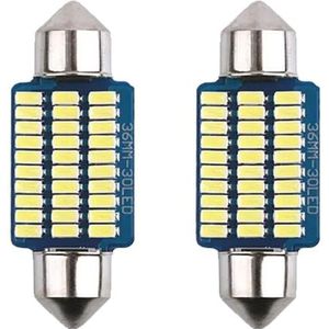 LED Auto Festoon 1W 4000K 600lm 12V - C5W C10W - 36mm - Wit Licht - Per 2 stuks