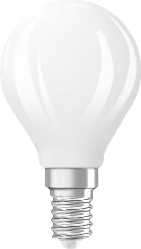 Ledvance - LED Filament Kogellamp E14 - Dimbaar - Mat Glas - 1.8W 250lm 2700K - Ø45mm