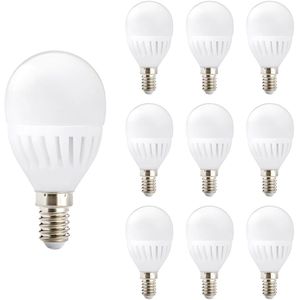 Kobi Premium LED Lamp E14 - 9W - 900lm - 3000K Warm Wit - 230V - Ø45mm - Voor Tafellamp, Nachtkastlamp of Compact Armatuur - 10 stuks