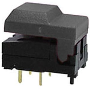 Digitast Dip Drukschakelaar - 17,1x12,3Mm - 5mA 24V - Zwart