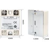 Solid State Relais 25A - Input 3-32V DC - Output 24-380V AC - SSR-25 DA