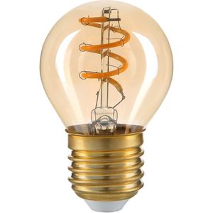 Avide E27 LED Filament Lamp - Extra Warm Wit - Mini Globe P45 - 3W - Vervangt 20W Gloeilamp