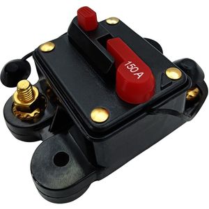 ProRide Automatische Zekering 150A - 12V/48V DC - Spatwaterdicht - Stroomonderbreker voor Voertuigen en Boten