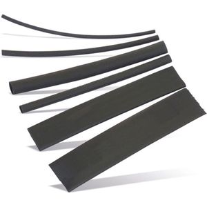 Krimpkous Assortiment - ⌀1.5-13mm - Krimpsok - 100-delig - Zwart