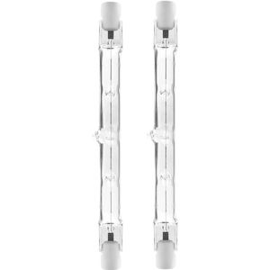 Modee R7s Halogeenlamp 118mm - 100W 900lm 230V - Staaflamp - Warm Wit Licht - Dimbaar - 2 Halogeenlampen