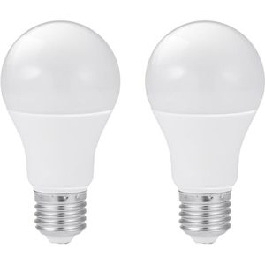 Kobi LED Lamp E27 10W - 950lm - 3000K - 230V - Standaardvorm - Voor Plafondlamp, Eettafel of Hal - 2 stuks