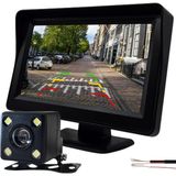 Achteruitrijcamera - Nachtzicht - Parkeerhulp - 4.3 inch HD Ready - 5m kabel - Complete set