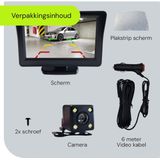 Achteruitrijcamera - Nachtzicht - Parkeerhulp - 4.3 inch HD Ready - 6m kabel - Complete set