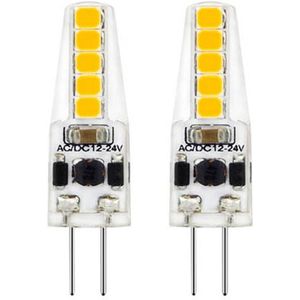 VITO LED Capsule Steeklamp G4 - 2W (vervangt 20W) - 170lm - 2700K - 12V - Energiezuinig - 2 stuks
