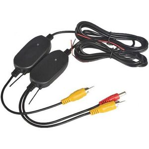 Draadloze RCA kabel 2.4GHz - Tulp - Video Zender + Ontvanger - Auto Achteruitrijsysteem