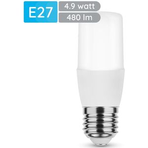 Modee E27 LED Lamp 4.9W - 480lm - 6000K - Daglicht Wit - LED Stick Lamp T35 - Vervangt 45W Halogeen Gloeilamp