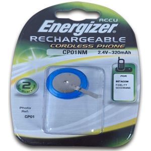 Energizer® Oplaadbare telefoon Accu - CP01NM - 320mAh 2.4V