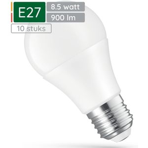 Spectrum LED Lamp E27 8.5W - 24V - 900 Lumen - 4000K Neutraal Wit - Natuurlijk Licht - Energiezuinig - 10 stuks