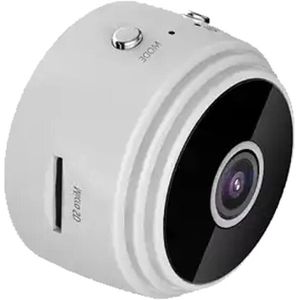 Mini Wi-Fi beveiligingscamera - 2MP - 1080P Full HD - A9 - Bewegingsdetectie - Bediening via APP - Wit