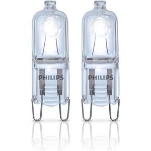 Philips G9 Halogeenlamp 28W - 370lm 230V - Halogeen Lampjes Insteek - Warm Wit Licht - Dimbaar - Per 2 Halogeenlampen