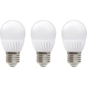 Kobi Premium LED Lamp E27 - 9W - 900lm - 3000K Warm Wit - 230V - Ø45mm - Voor Woonkamer, Hal of Plafondarmatuur - 3 stuks