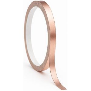 Kopertape 5mm - Geleidende Koperfolie - 0.05mm dikte - 10 meter
