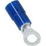 Ratio® Kabelschoen Ring/kabeloog 1,5-2,5mm² - ?4mm - Blauw - 10st in blister