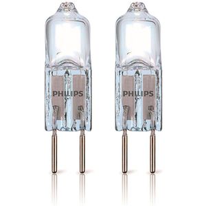 Philips 12V Halogeenlamp G4 - 7W (10W) 2750K 86lm - Warm Wit - Dimbaar - 2 stuks