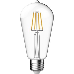 Energetic LED ST64 Edison filament E27 4,6W 2700K 230V - Helder - Warm Wit