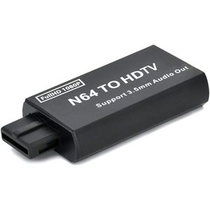 Orbit Electronic® N64 naar HDMI Converter - 480i/480p/576i - Zwart - Geschikt voor Nintendo 64