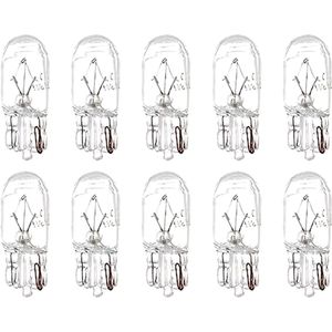 Signaallamp - W5W T10 - 12V - 250mA - 3W - 2500K - 30lm - 10 stuks