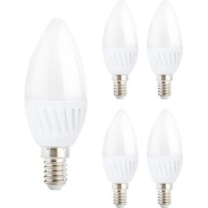 Kobi Premium LED Lamp E14 - 9W - 900lm - 3000K Warm Wit - 230V - Ø37mm - Voor Tafellamp, Nachtkastlamp of Compact Armatuur - 5 stuks