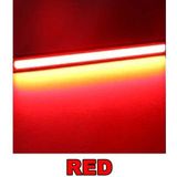 Universele Dagrijverlichting LED strips 6W/12V - Rood  - voor Auto, Vrachtwagen, Camper