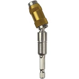Bit houder schroevendraaier voor boormachine - 1/4 Inch - Zeskant - Magnetisch boorpunt - Goud/Zilver