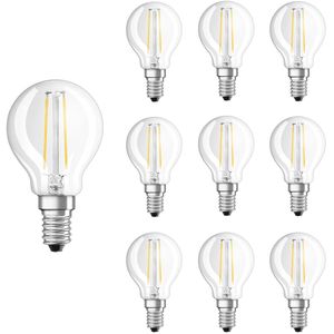 Ledvance LED SST Classic P45 Lamp E14 - 2.8W 250lm 2700K 230V - Ø45mm - Geschikt voor nachtlampen, tafellampen, sfeerlicht - 10 stuks