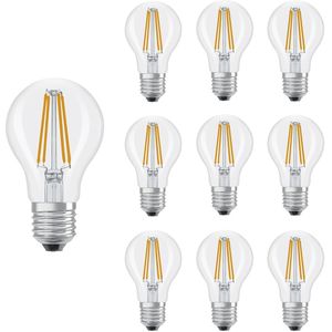 Ledvance LED Classic A60 Filament Lamp E27 - 7W 806lm 4000K 230V - Ø60mm - Geschikt voor keuken, kantoor, studeerkamer - 10 stuks