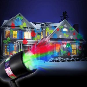 LED Kerst Projector met Bewegende Kerst Patronen – Kerstverlichting Binnen & Buiten �– Kerstversiering – Projector - Verlichting - Zwart