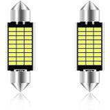 LED Auto Festoon 3W 12V - Kenteken/Interieur Lamp - C5W 36mm - Zilver - Per 2 stuks